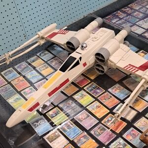 Starfighter Toy with Red and White Accents